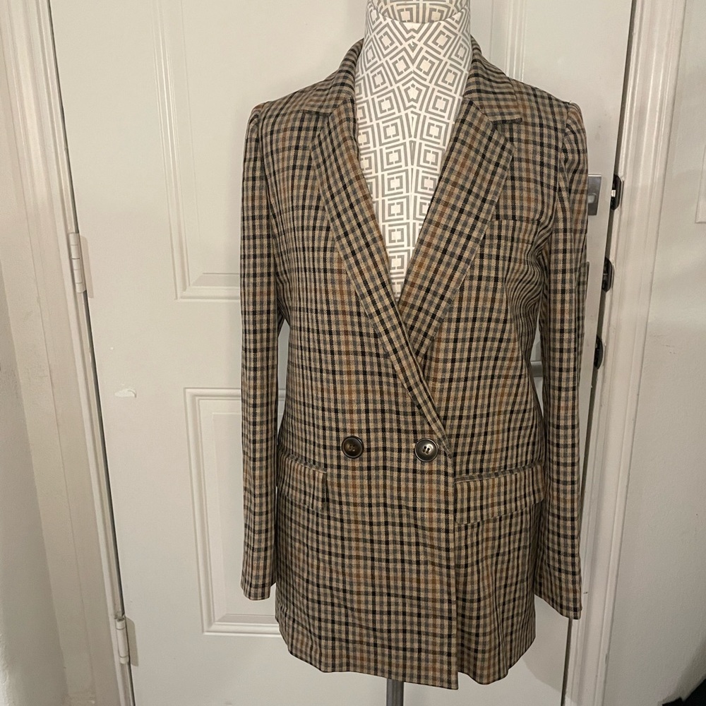 Madewell Plaid Blazer